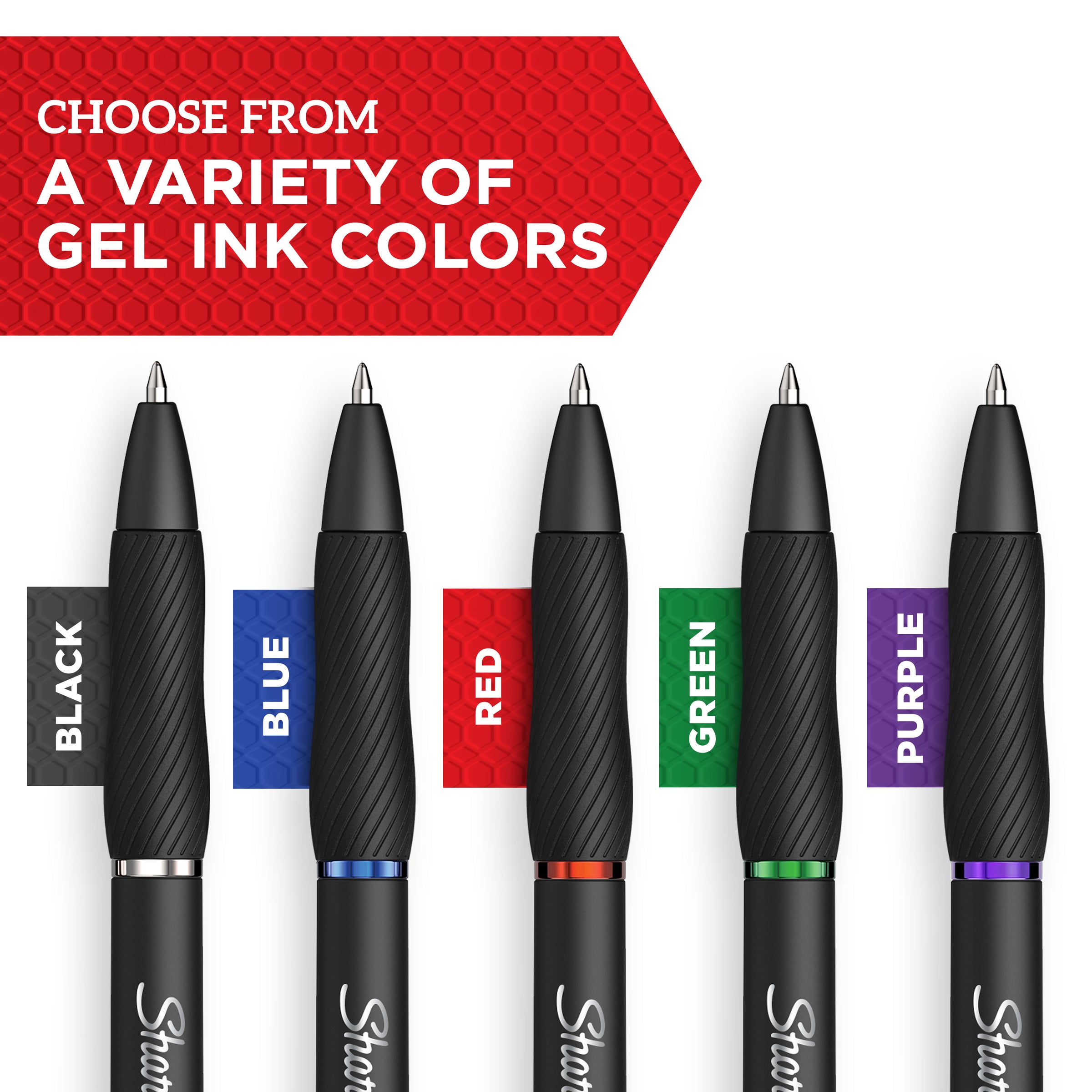 Sharpie S-Gel 0.7mm Gel Pen, Black Ink - detail 8
