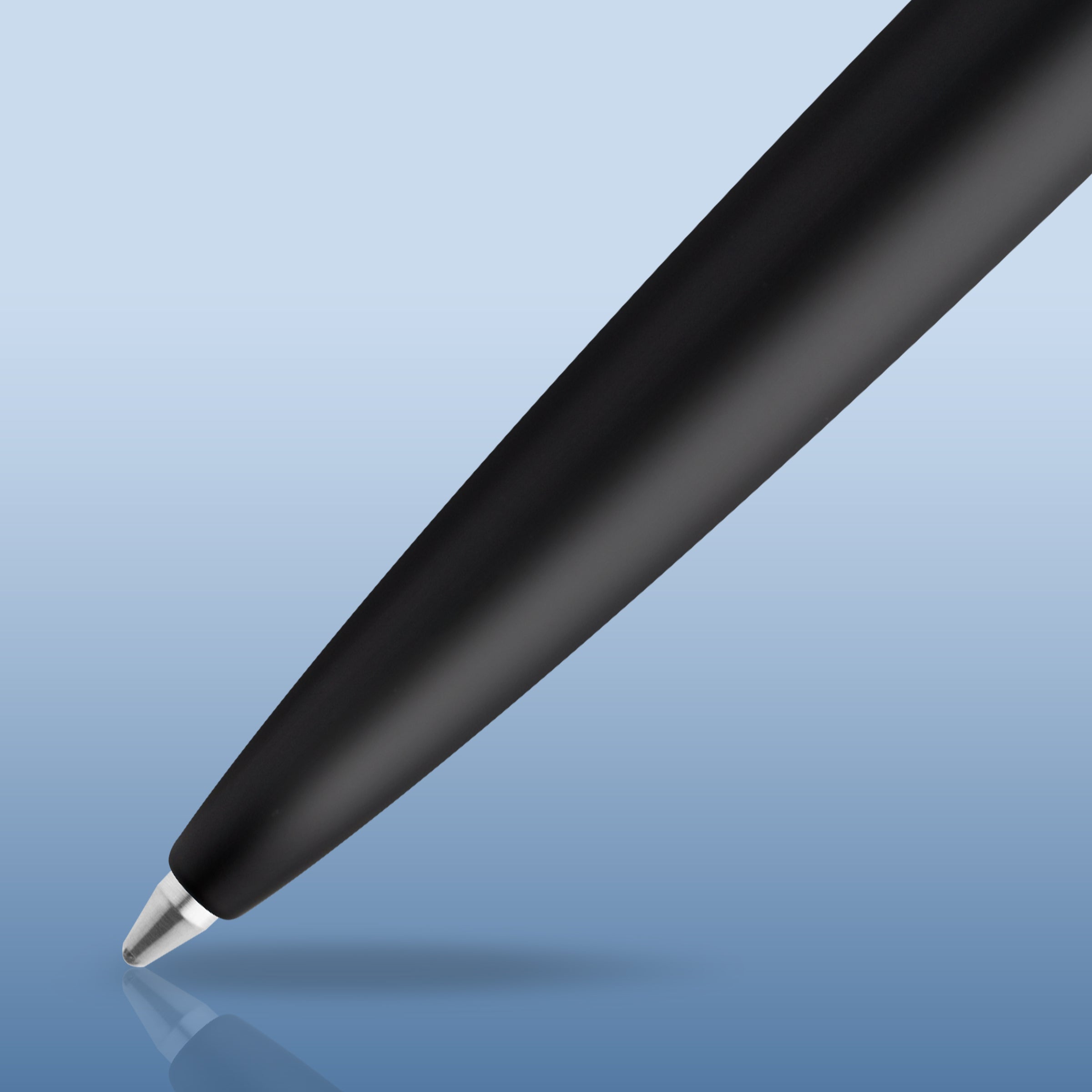 Waterman 2068192 Graduate Allure Black Chrome Trim Ballpoint Pen In A Box