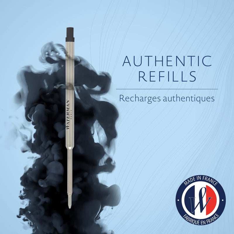 Waterman Ballpoint Refill Fine Black in Blister Pack