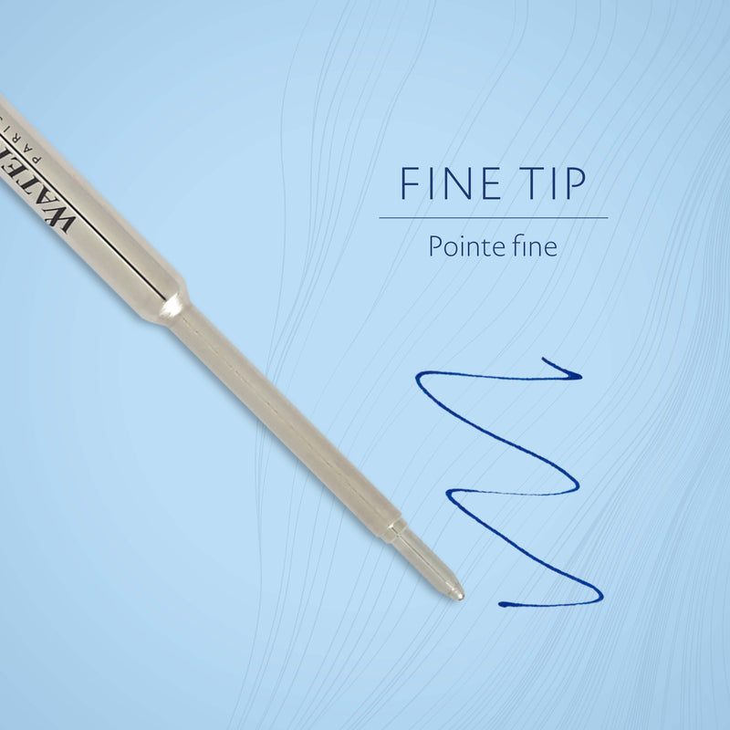 Waterman Ballpoint Refill Fine Blue in Blister Pack