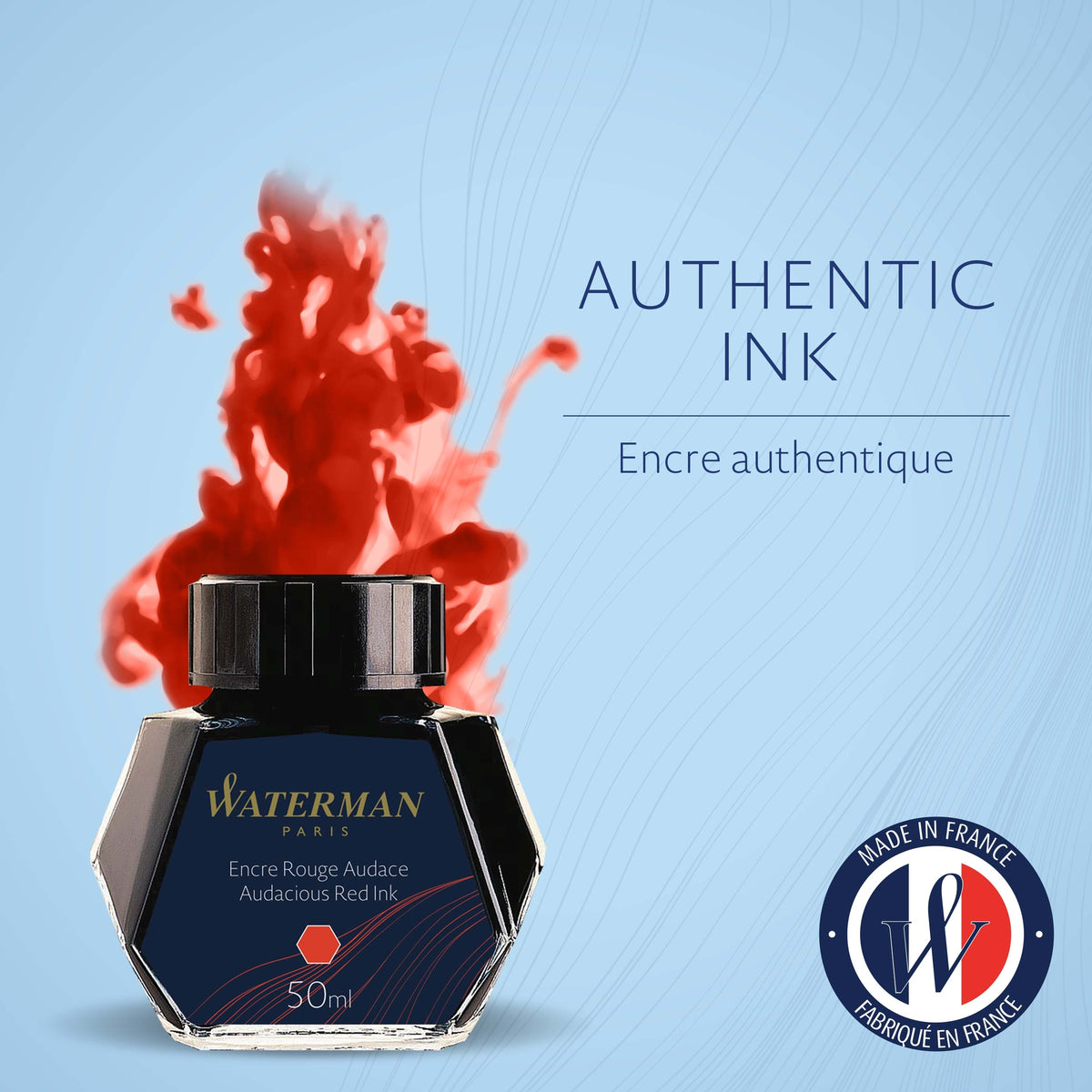 Waterman Ink 50ml Audacious Red in Box
