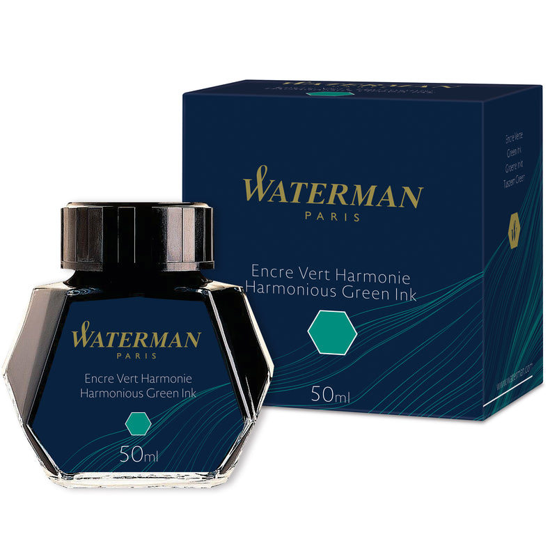 Waterman Ink 50ml Harmonious Green in Box