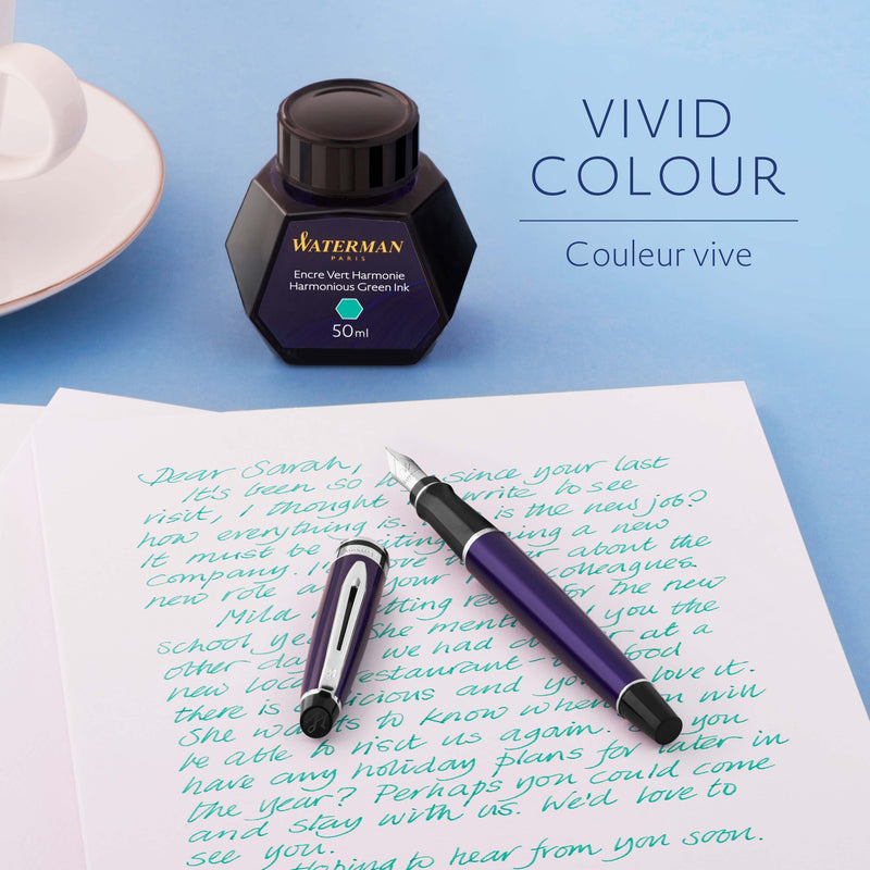 Waterman Ink 50ml Harmonious Green in Box