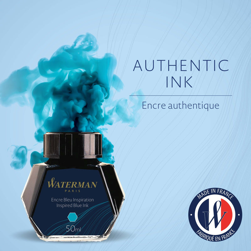 Waterman Ink 50ml Inspired Blue in Box