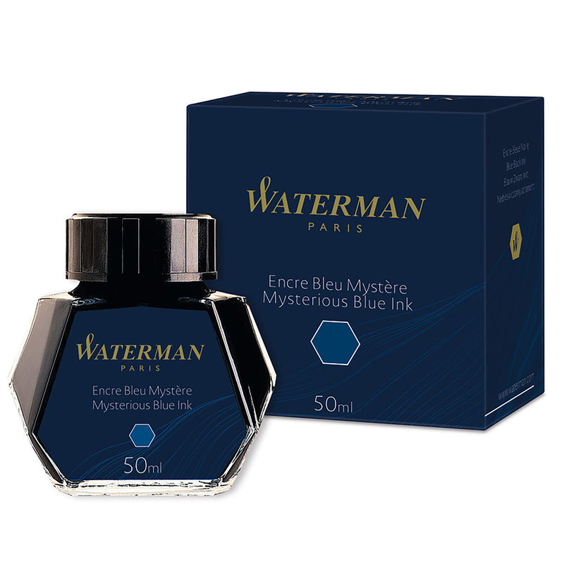 Waterman Ink 50ml Mysterious Blue in Box