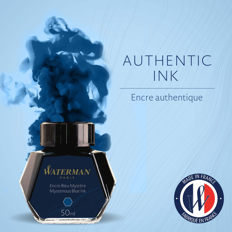 Waterman Ink 50ml Mysterious Blue in Box
