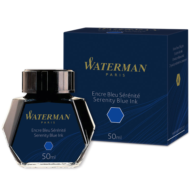 Waterman Ink 50ml Serenity Blue in Box