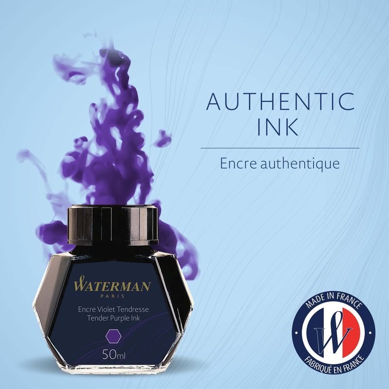 Waterman Ink 50ml Tender Purple in Box