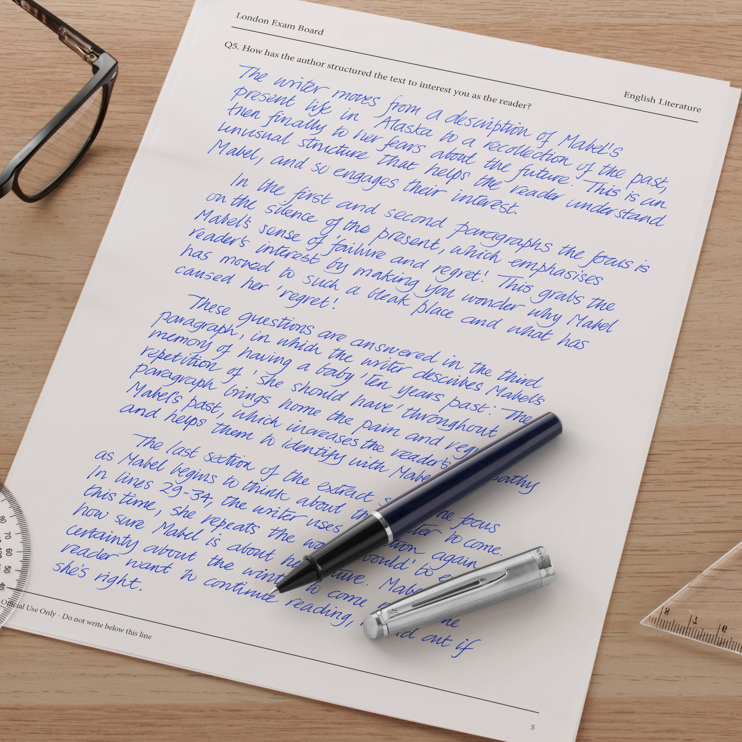 Waterman Rollerball Refill Blue Fine 0.7mm in Blister Pack