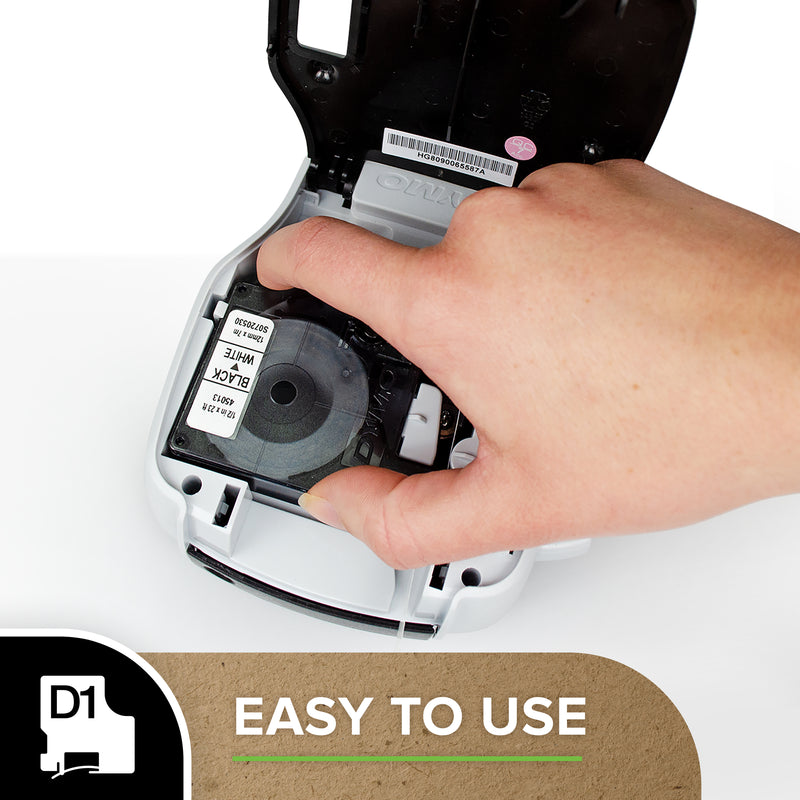 Dymo 19mm Black on Red - Additional Image 6