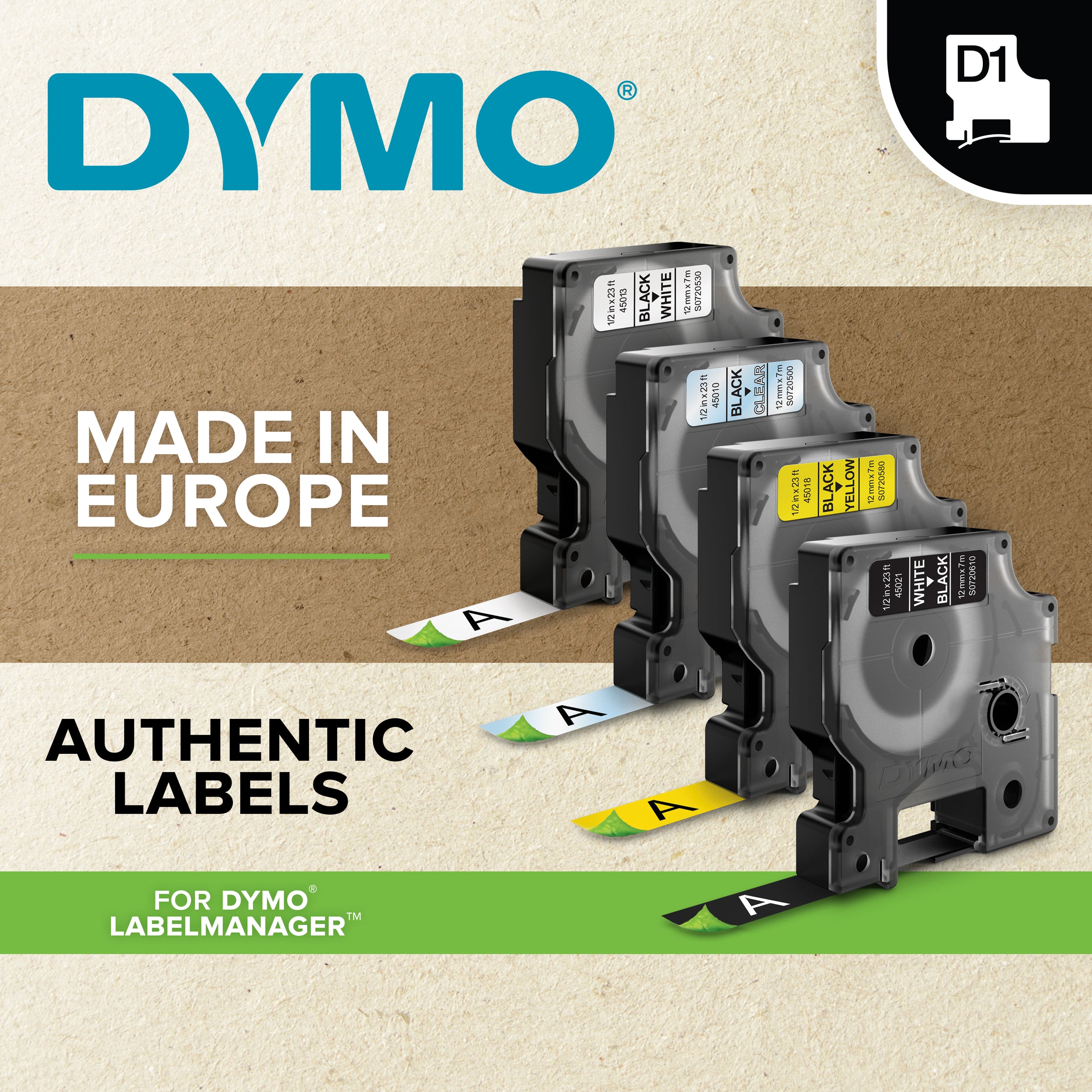 Dymo 24mm Black on White - Additional Image 13