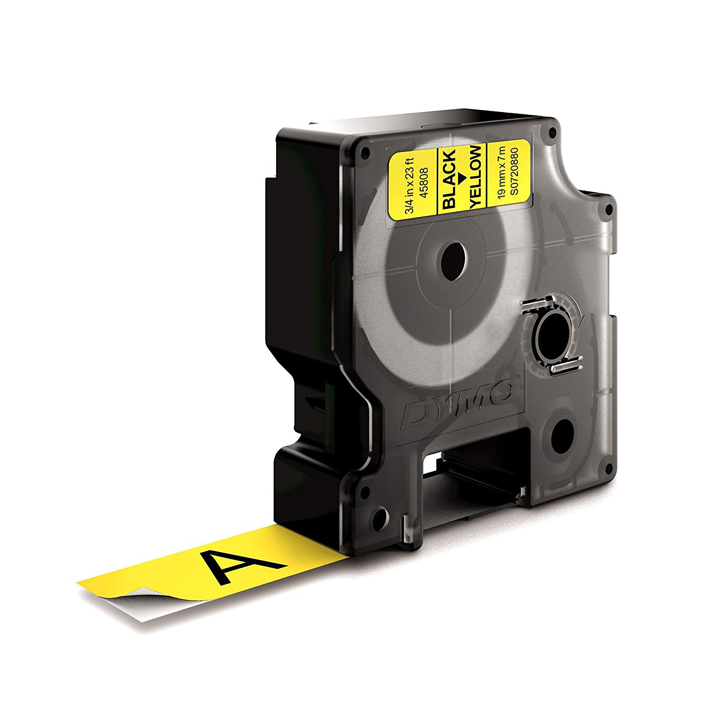 Dymo 19mm Black on Yellow - Additional Image 18