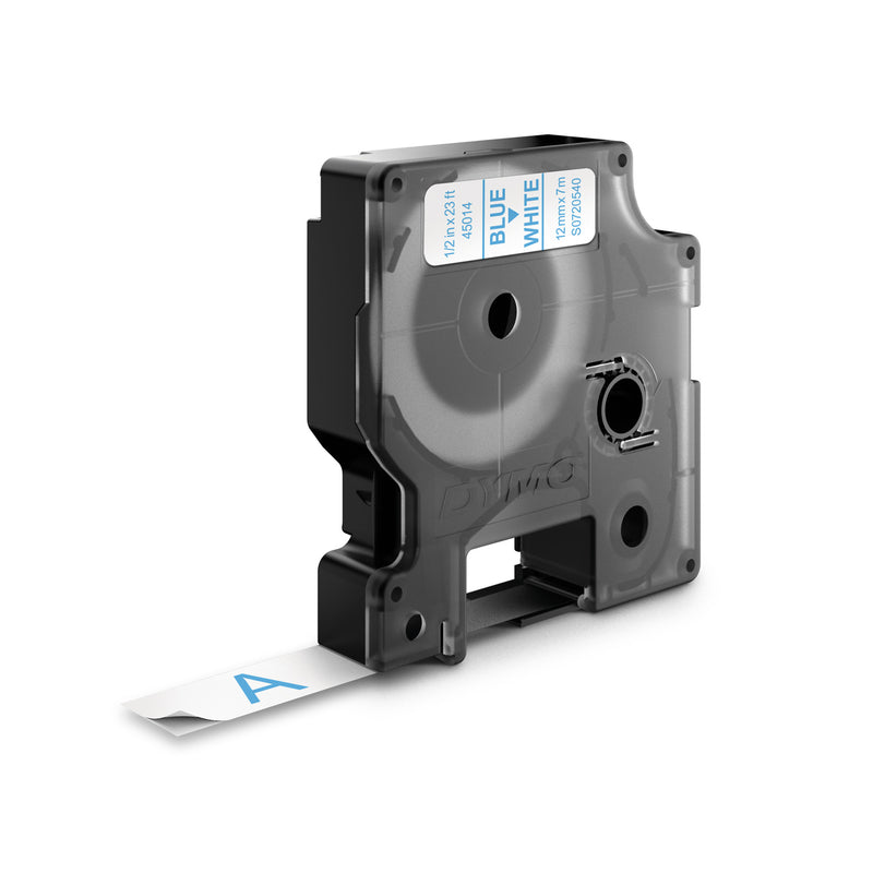 Dymo 12mm Blue on White - Additional Image 18