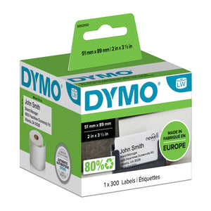 Dymo LabelWriter Name Badge Cards, 51mm x 89mm, Non-Adhesive - 3D view