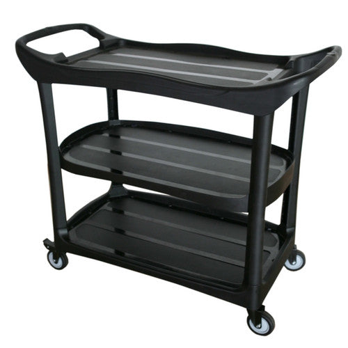 Cleanlink 12020 Utility Trolley Without Buckets 112 x 53 x 94cm Black