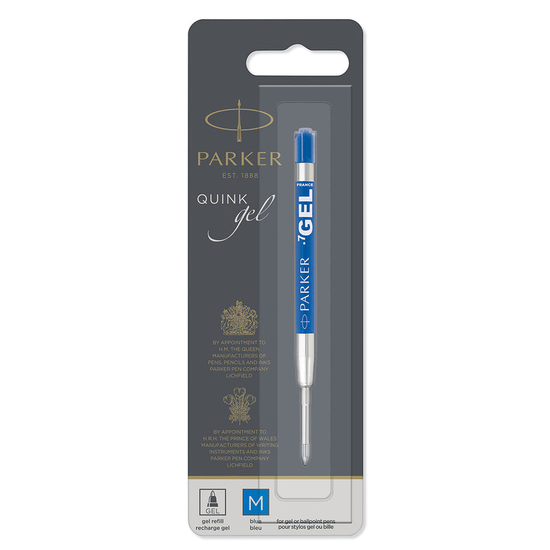 Parker Ballpoint Gel Refill Blue Medium 0.7mm Tip