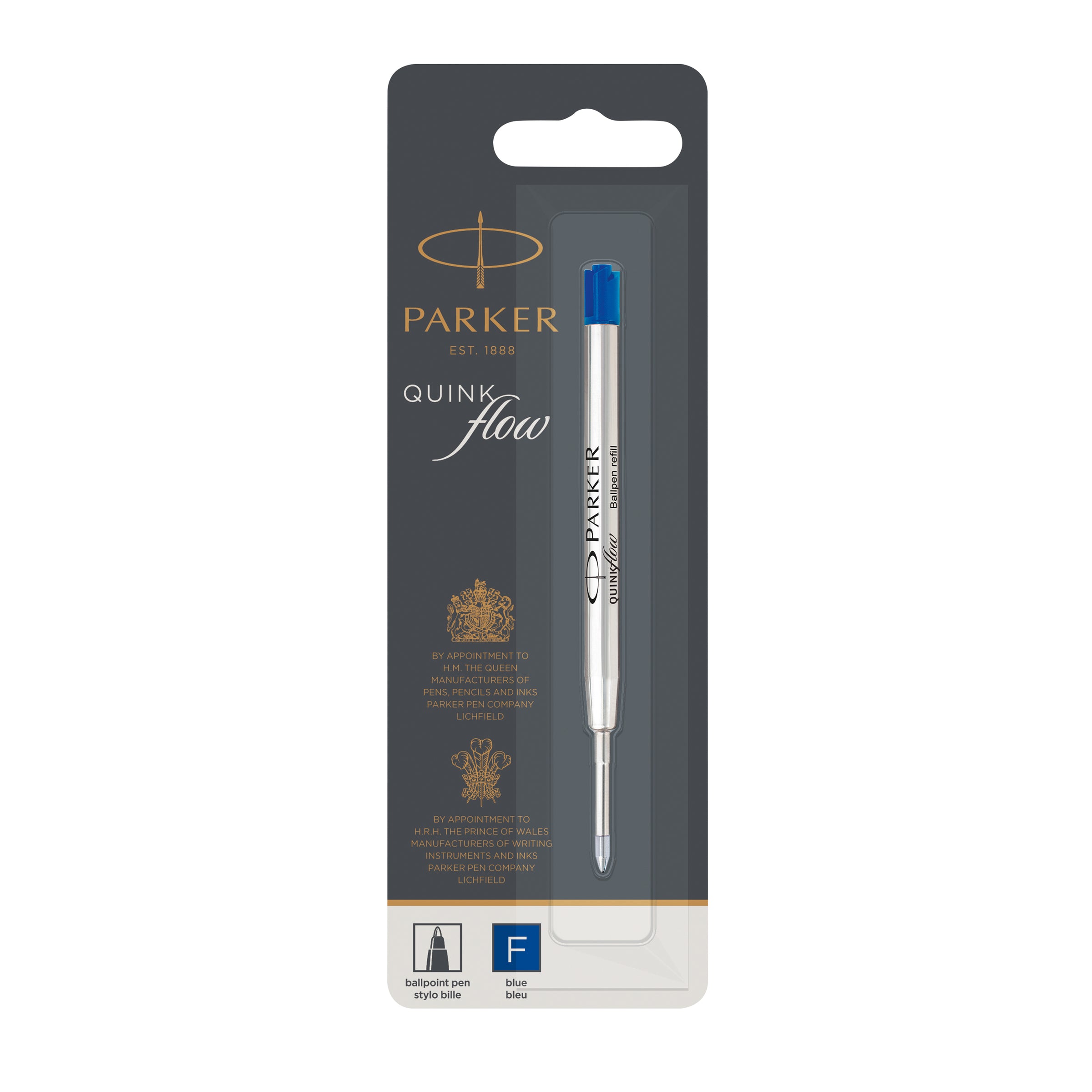 Parker Ballpoint Refill Blue Fine Tip