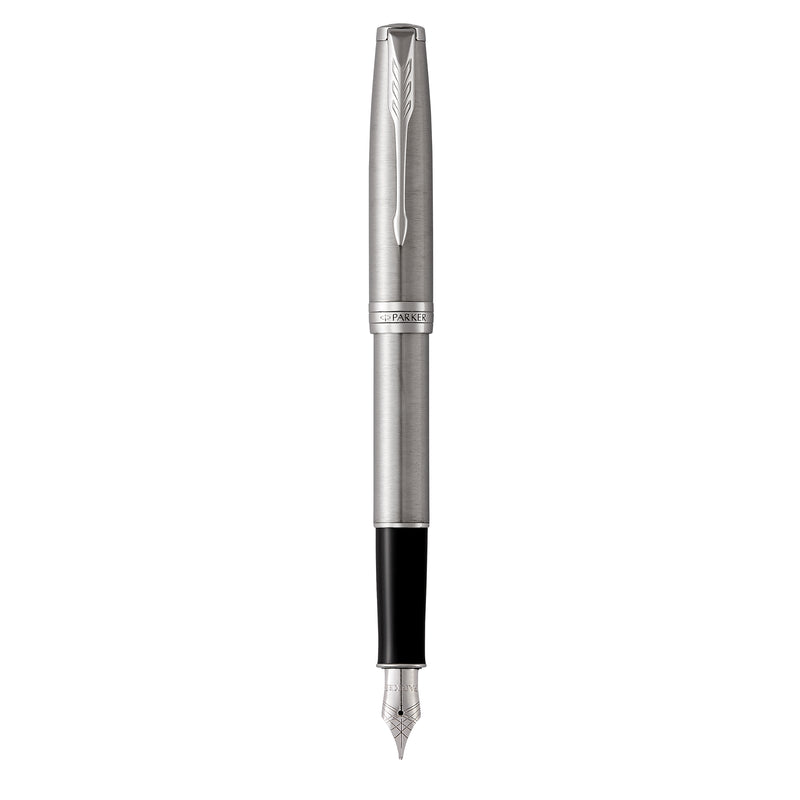 Parker Sonnet Fountain Pen Stainless Steel and Palladium Trim Medium Nib