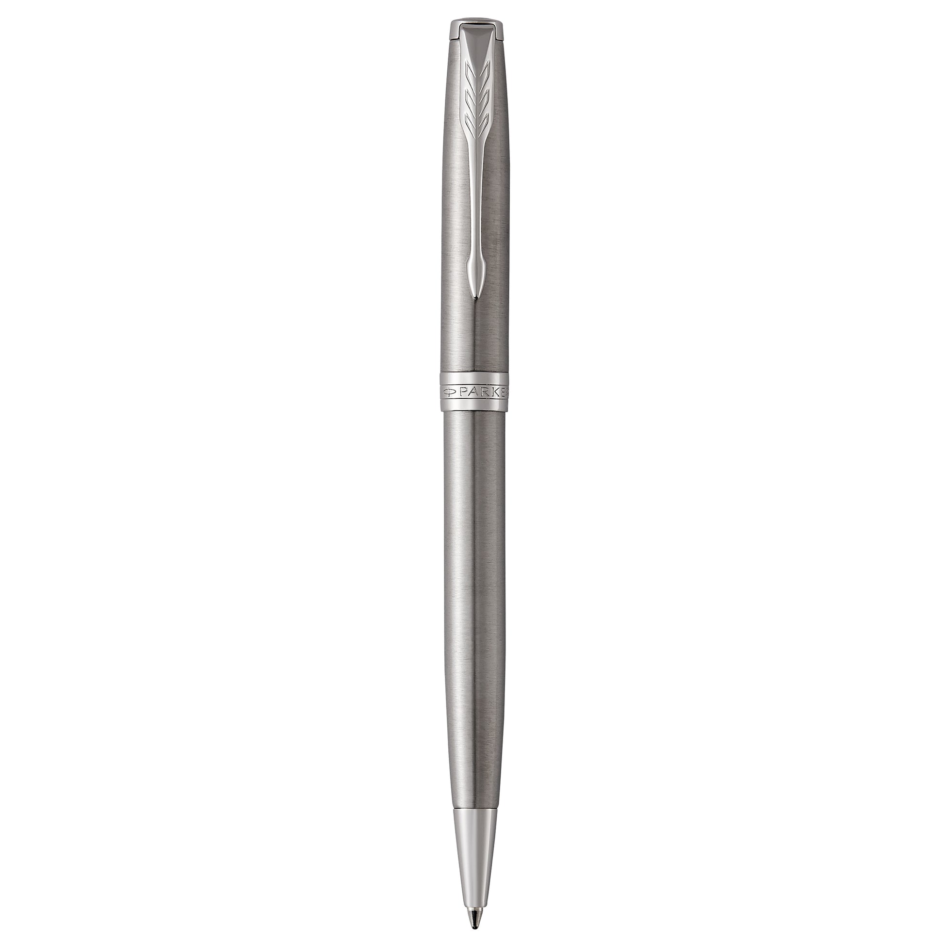 Parker Sonnet Ballpoint Pen Stainless Steel and Palladium Trim Medium Tip