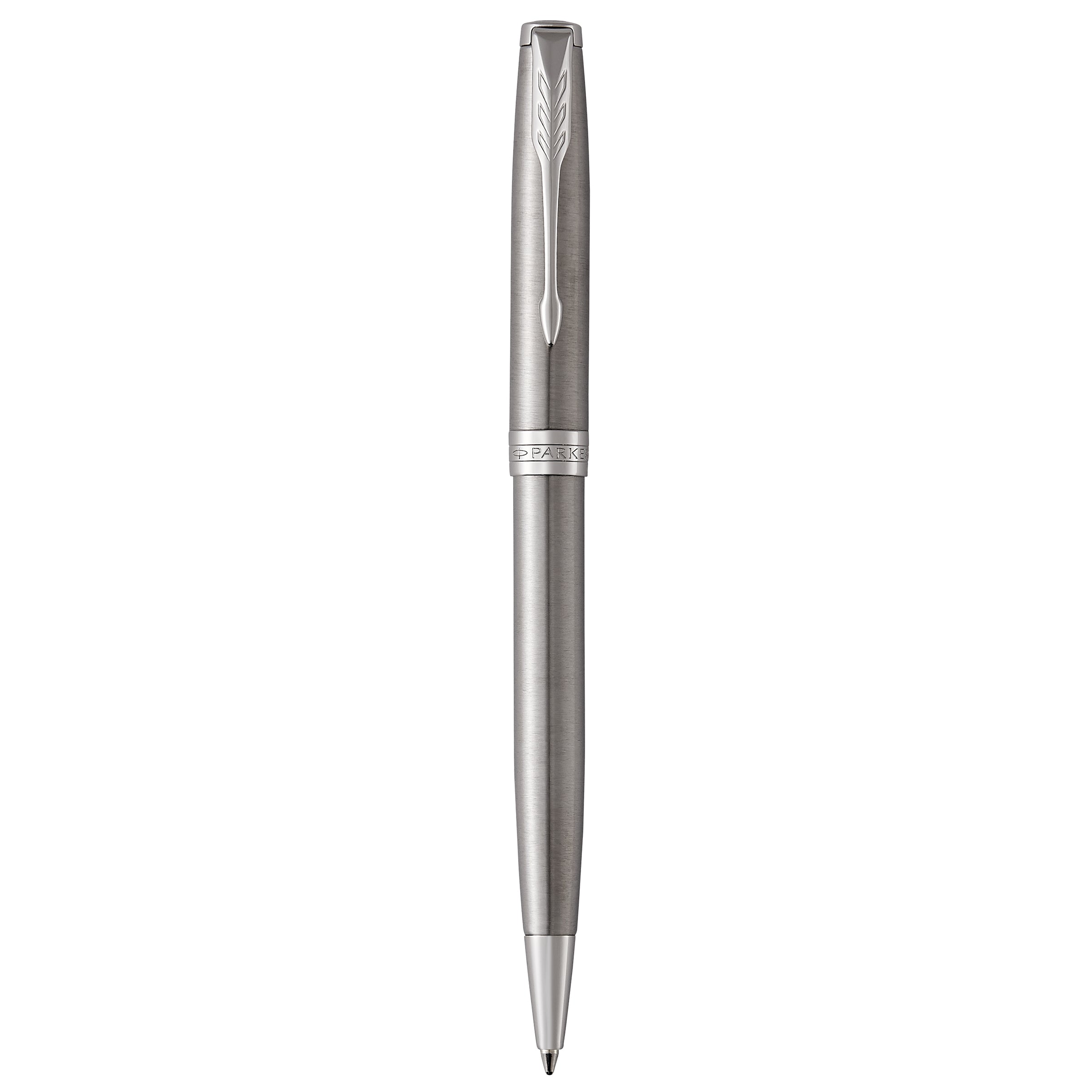 Parker Sonnet Ballpoint Pen Stainless Steel and Palladium Trim Medium Tip