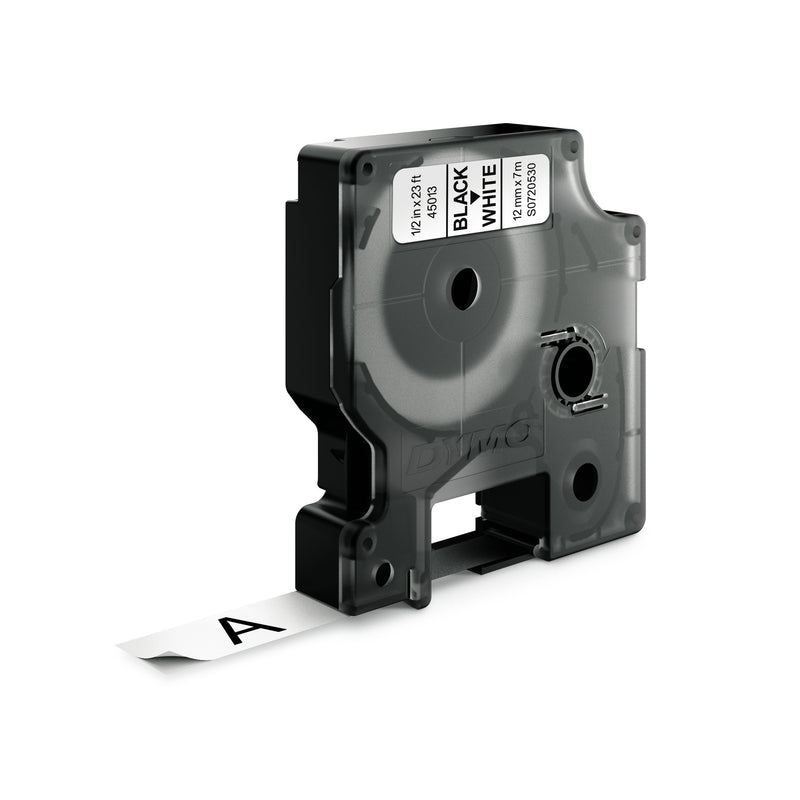 Dymo 12mm Black on White - Additional Image 4