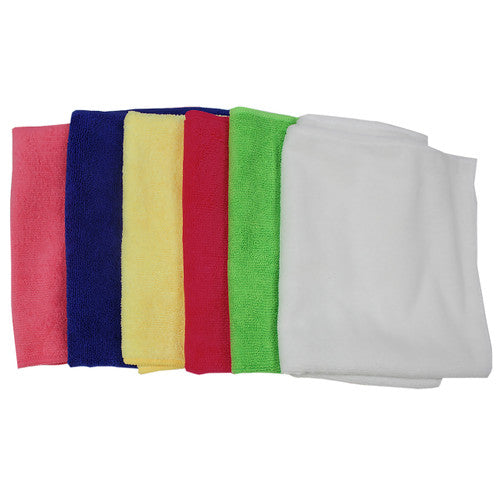 Cleanlink 12035 Microfibre General Purpose Cloth 40 x 40cm Red Pack of 5