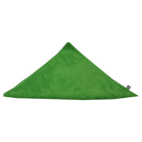 Cleanlink 12036 Microfibre General Purpose Cloth 40 x 40cm Green Pack of 5