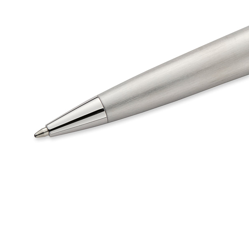 Waterman Expert Stainless Steel Chrome Trim Ballpoint Pen in Box
