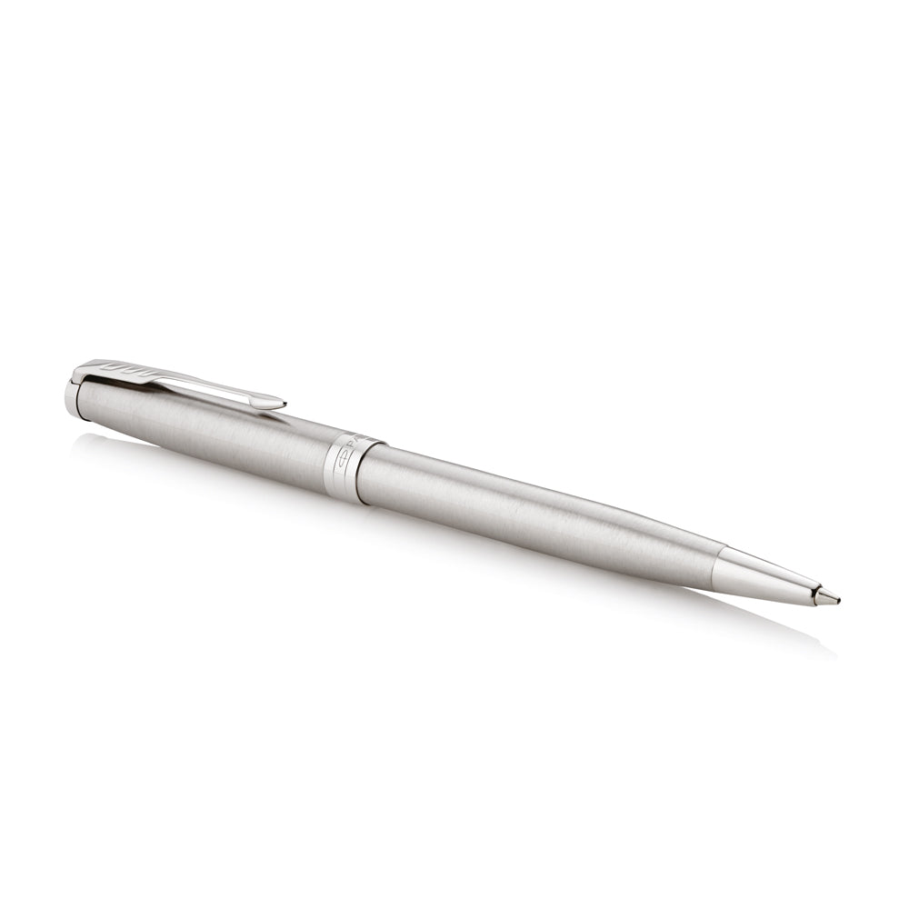 Parker Sonnet Ballpoint Pen Stainless Steel and Palladium Trim Medium Tip