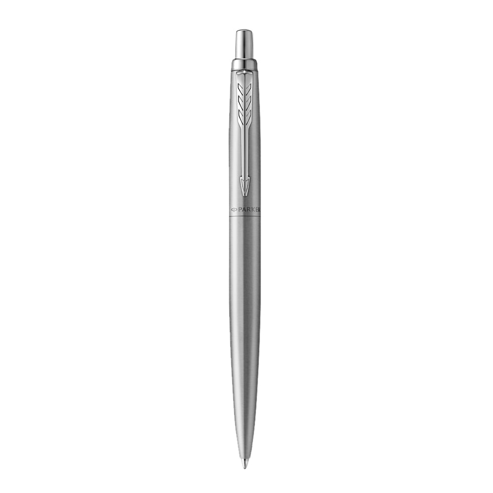 Parker Jotter XL Monochrome Ballpoint Pen Stainless Steel Grey Trim Medium Tip