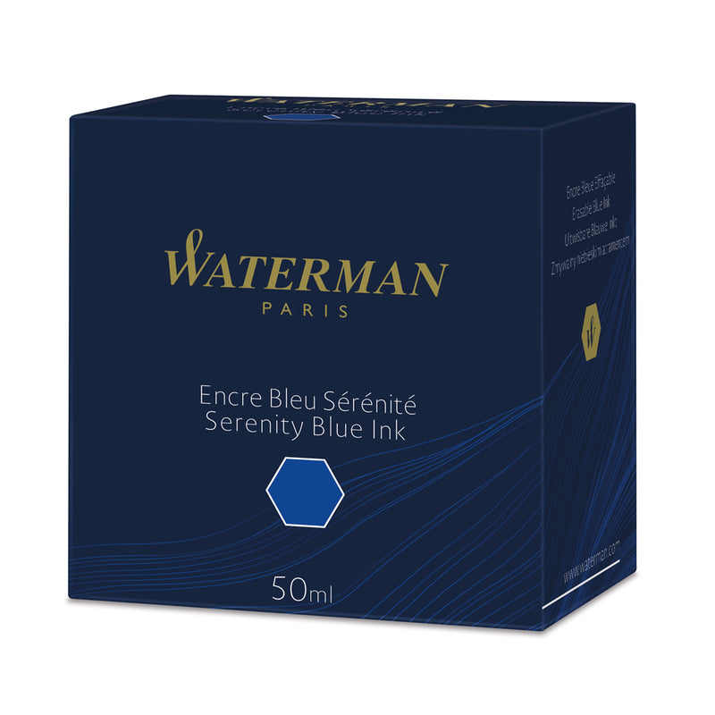 Waterman Ink 50ml Serenity Blue in Box