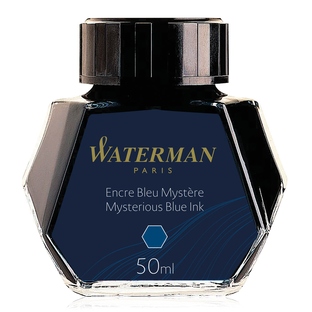 Waterman Ink 50ml Mysterious Blue in Box