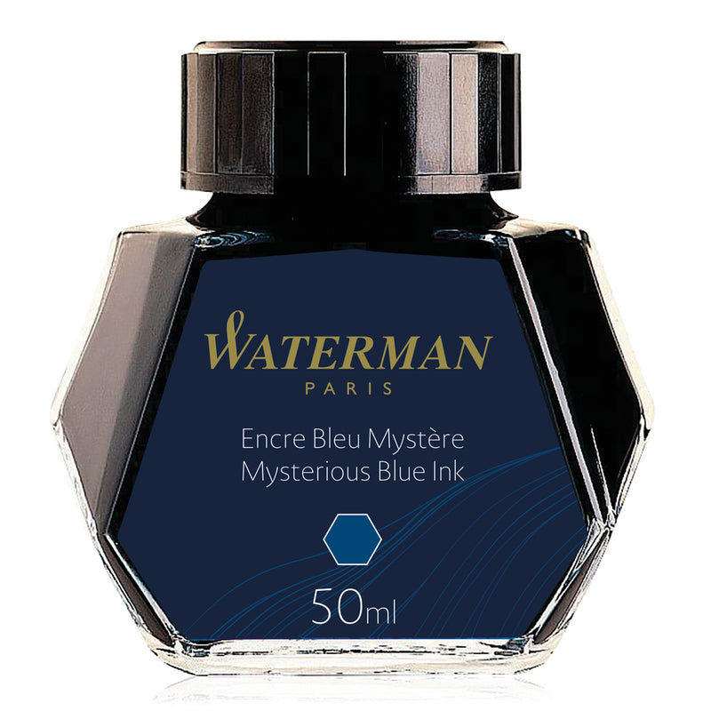 Waterman Ink 50ml Mysterious Blue in Box