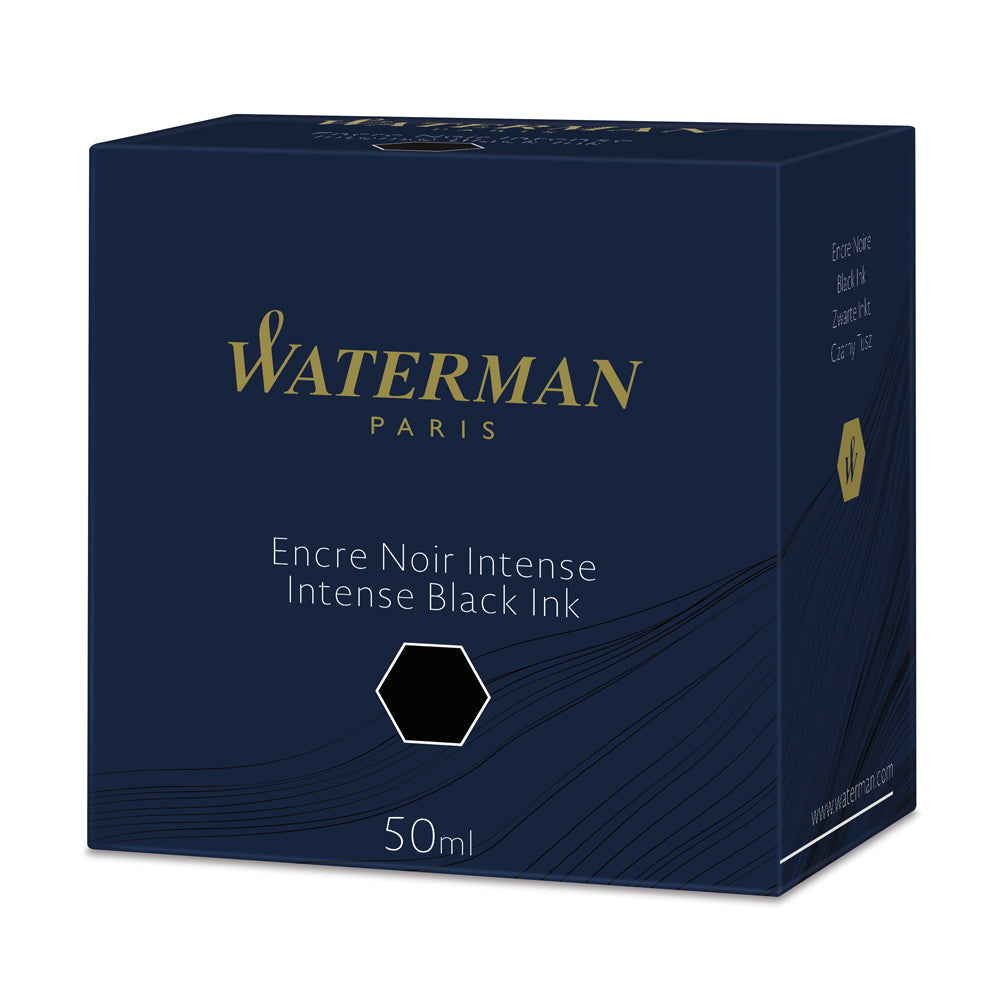 Waterman Ink 50ml Intense Black in Box
