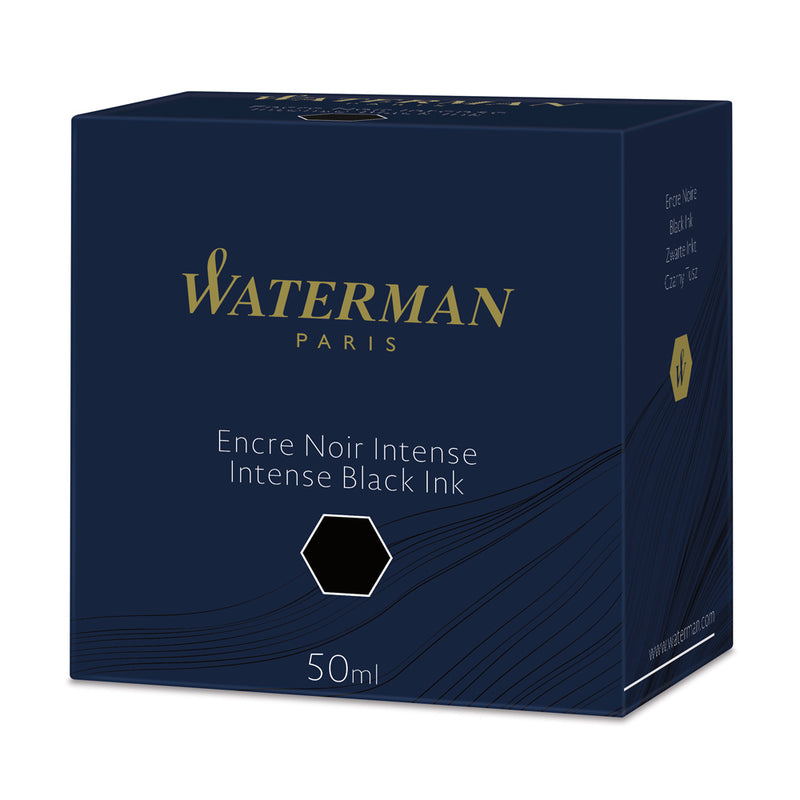 Waterman Ink 50ml Intense Black in Box