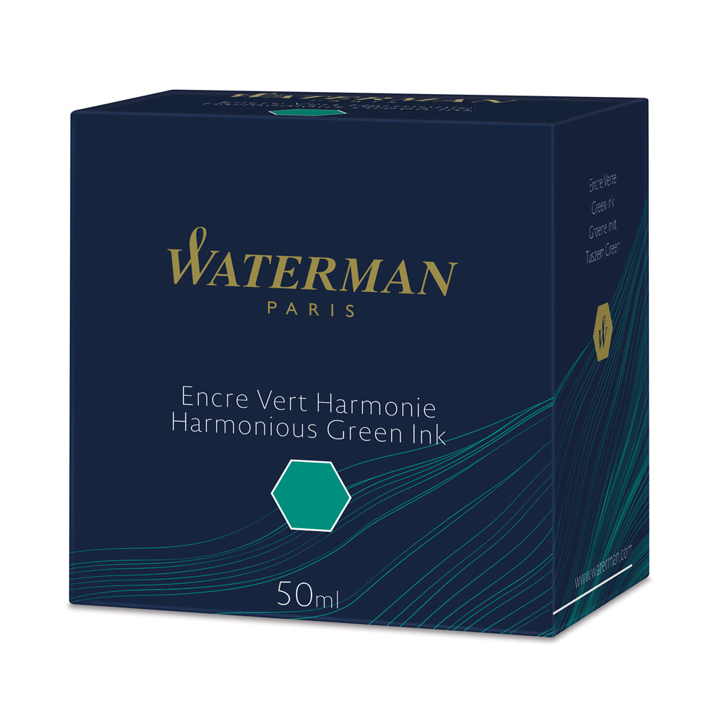 Waterman Ink 50ml Harmonious Green in Box