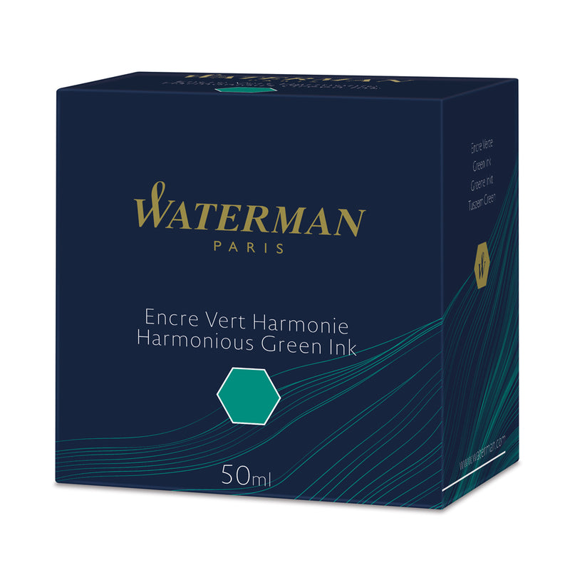 Waterman Ink 50ml Harmonious Green in Box