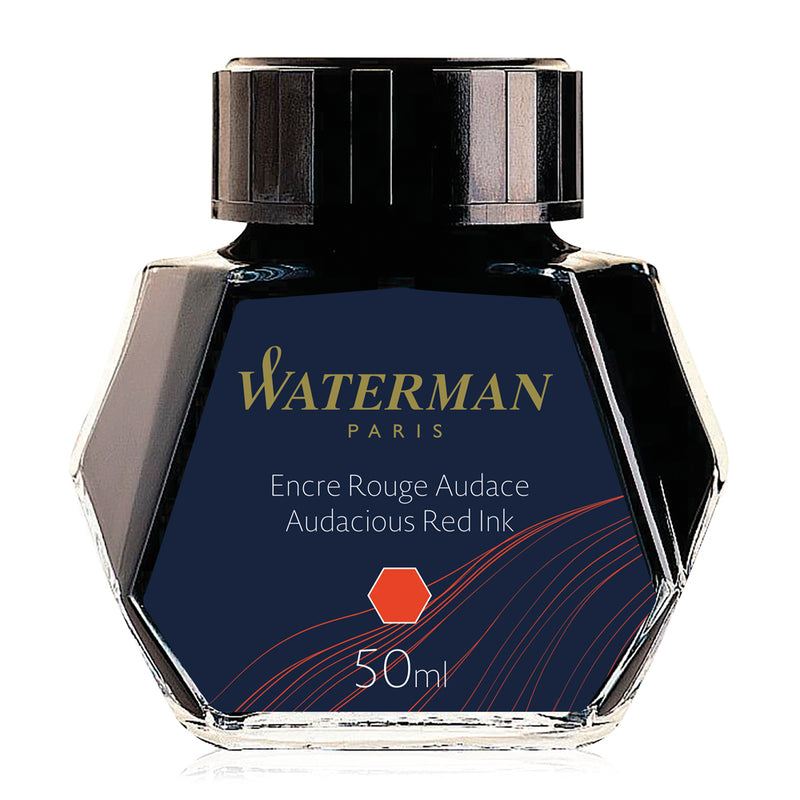 Waterman Ink 50ml Audacious Red in Box