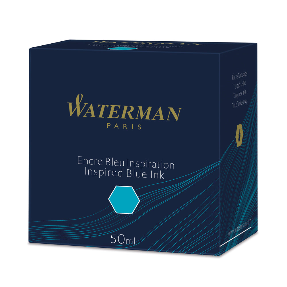 Waterman Ink 50ml Inspired Blue in Box