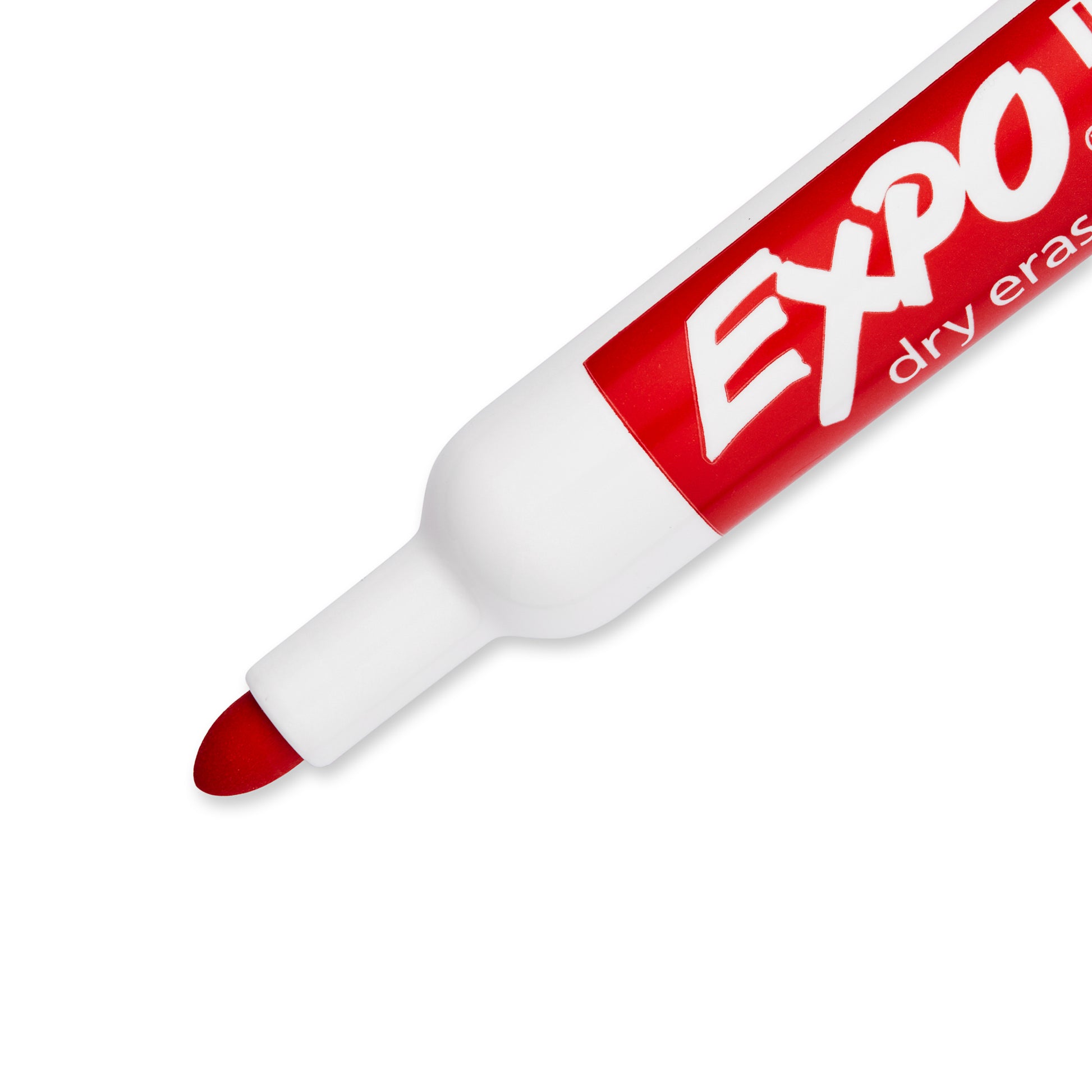Expo Whiteboard Marker Red In Bullet Tip Box Of 12