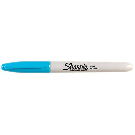 Sharpie Permanent Marker Fine Point Turquoise Pack of 12