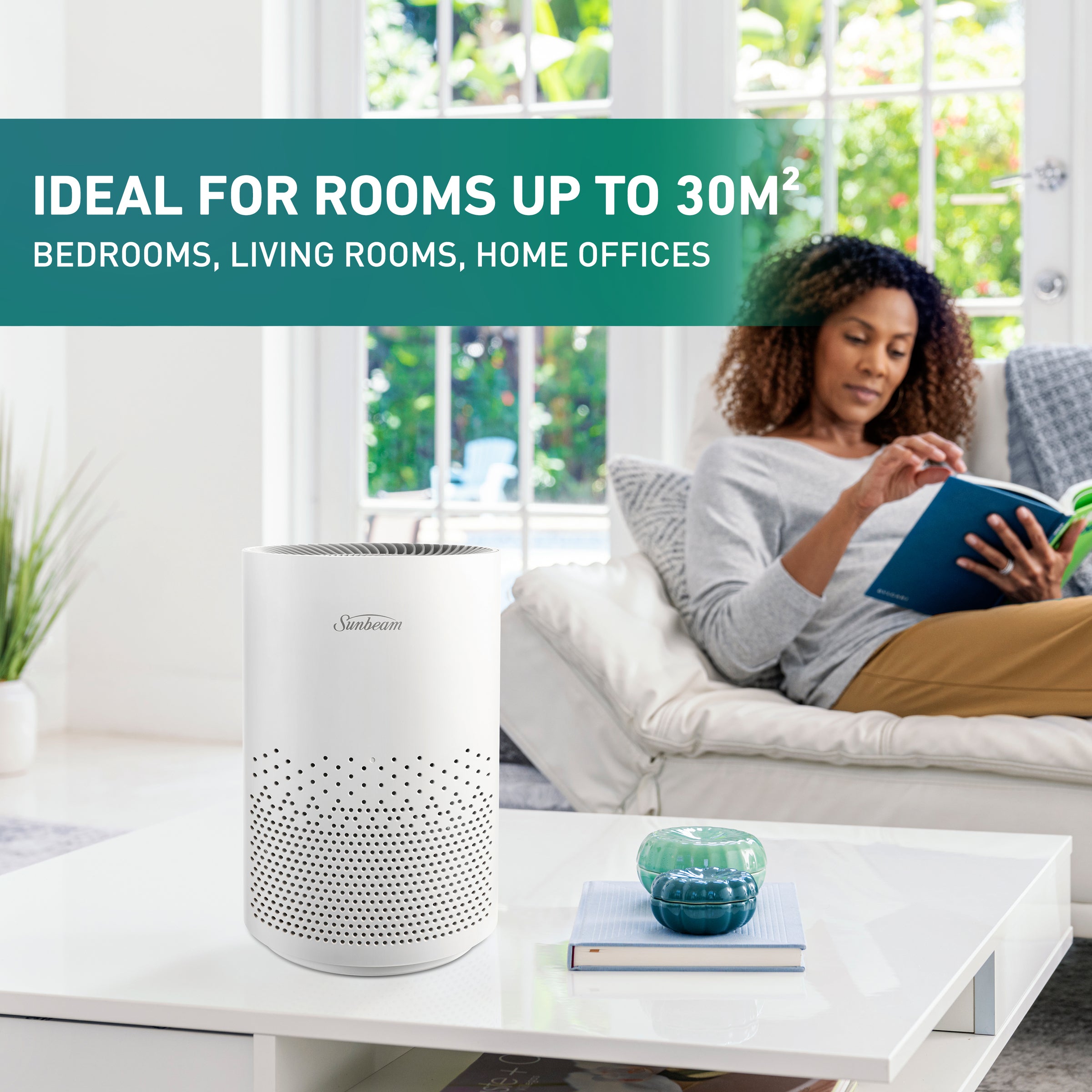 Sunbeam Fresh Control Air Purifier White