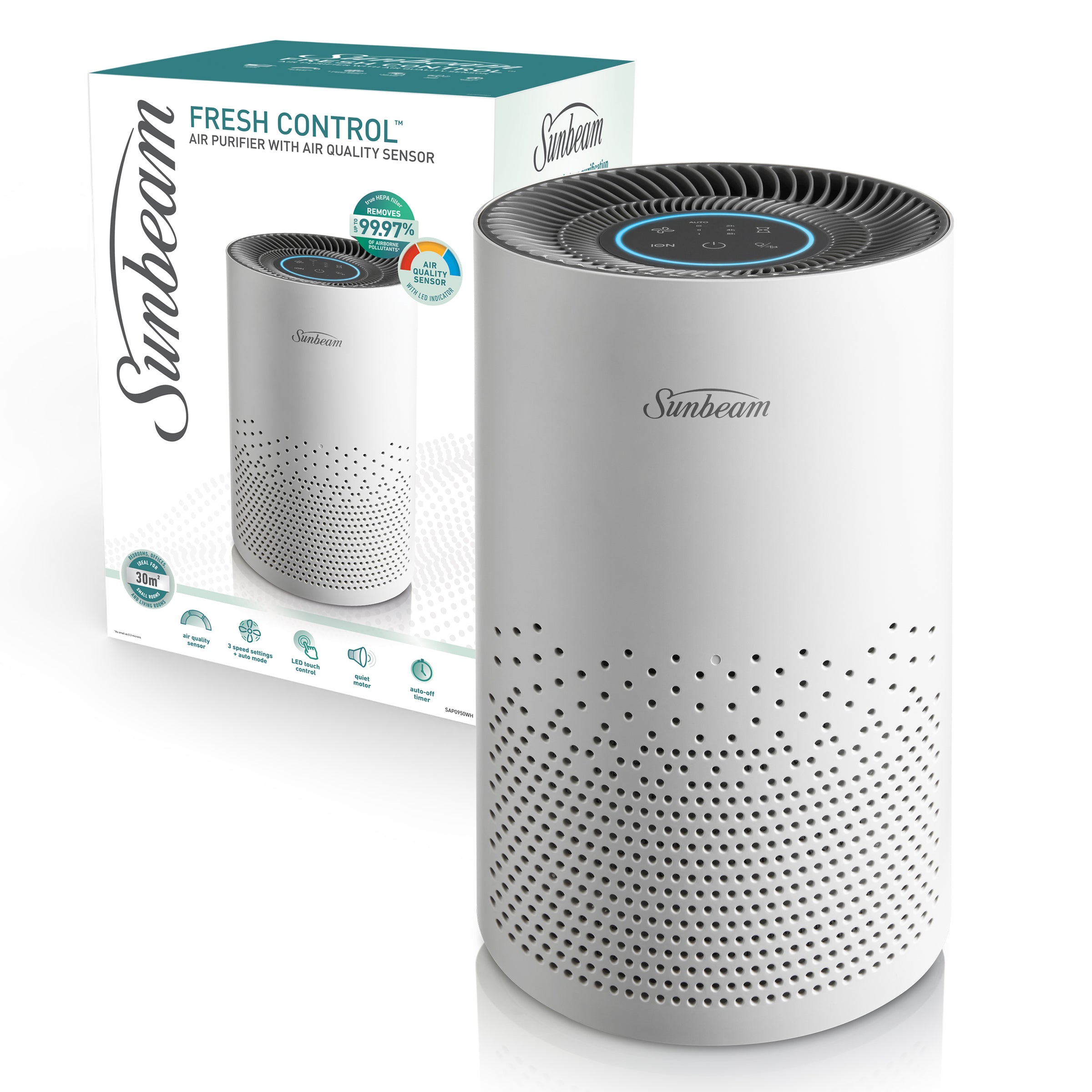 Sunbeam Fresh Control Air Purifier White