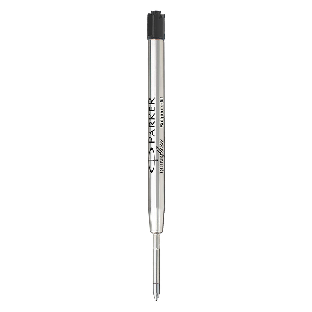 Parker QuinkFlow Ballpoint Refill Black Medium Pack of 10