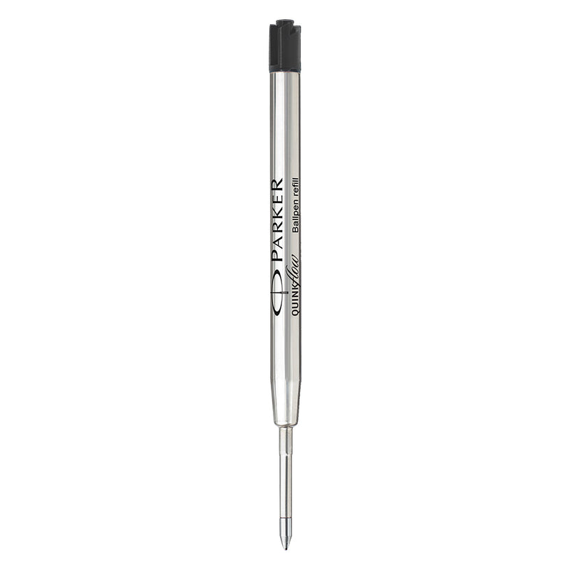 Parker QuinkFlow Ballpoint Refill Black Medium Pack of 10