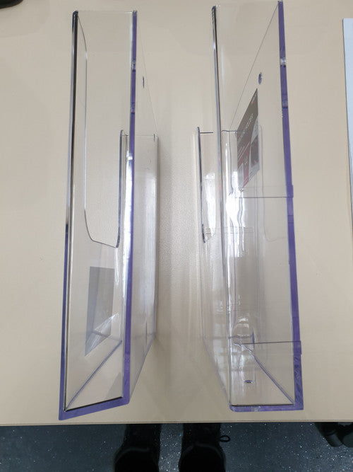 Deflecto Wall Mount Brochure Holder A4