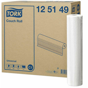 Tork Universal Couch Roll 50m x 49cm C1 White Carton of 8 Rolls