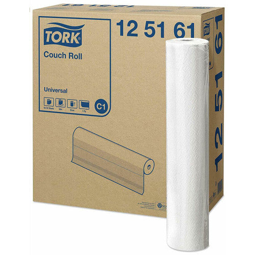 Tork Universal Couch Roll 50m x 55cm C1 White Carton of 8 Rolls