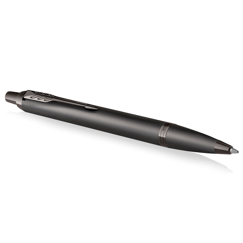 Parker IM Monochrome Ballpoint Pen Gun Metal Stainless Steel Medium Tip