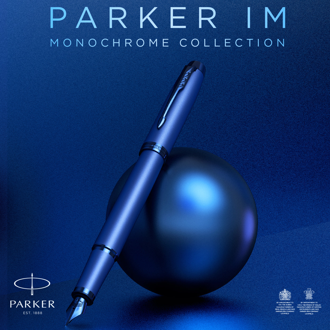 Parker IM Monochrome Ballpoint Pen Gun Metal Stainless Steel Medium Tip